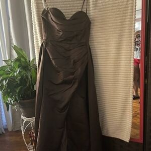 Chocolate Brown Ball Gown